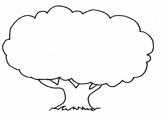 tree coloring page