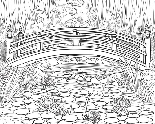 Water Lilies
by Claude Monet coloring page