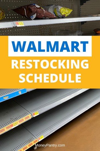 Here's when Walmart restocks its store shelves and when it restocks online...