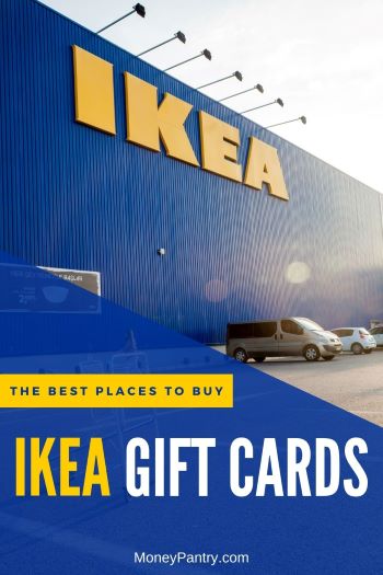 Here are all the places where you can buy an IKEA gift card online and in store...